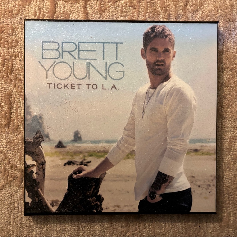 Brett Young - ‘Ticket to L.A.' Art Album Cover Canvas